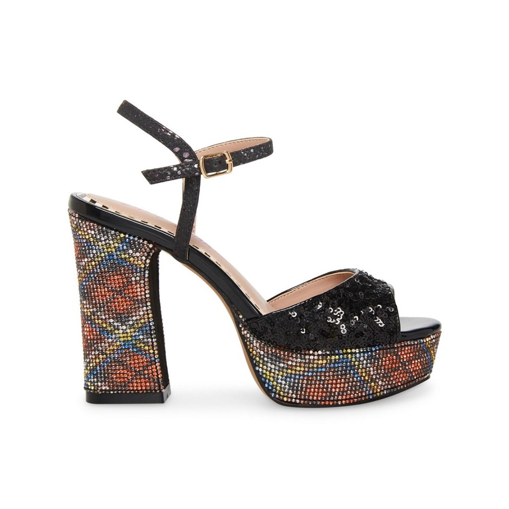 HOLIDAY Betsy Johnson Almond Peep Toe Heels BNIB